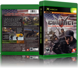 Conflict - Global Terror (USA)3D Boxes Back Front